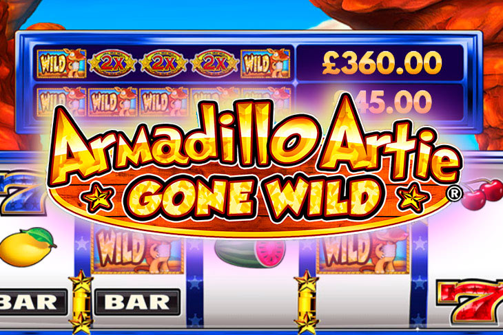 Armadillo Artie Gone Wild - DWG slot at Kajot Casino Casino