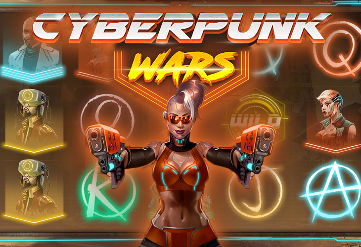 Cyberpunk Wars - Woohoo slot at Kajot Casino Casino